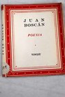 Poesias / Juan Boscn