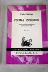 Poemas escogidos / Pedro Salinas