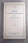 Guía del Museo Lázaro Galdiano / José Camón Aznar