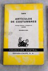 Artículos de costumbres / Mariano José de Larra