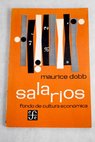 Salarios / Maurice Dobb