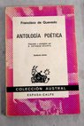 Antologa potica / Francisco de Quevedo y Villegas