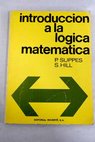 Primer curso de lgica matemtica / Patrick Suppes