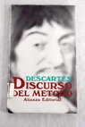 Discurso del método / René Descartes
