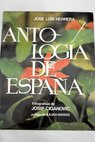Antologa de Espaa / Jos Luis Herrera