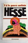 Y si la guerra contina / Hermann Hesse