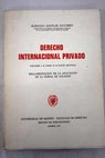 Derecho internacional privado volumen I tomo II / Mariano Aguilar Navarro