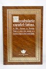 Vocabulario español latino / Antonio de Nebrija