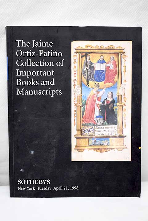 The Jaime Ortiz Patio Collection of Important Books and Manuscripts