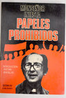 Papeles prohibidos / Alberto Iniesta
