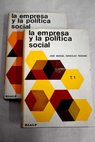La empresa y la poltica social / Jos Manuel Gonzlez Pramo
