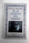 De la dignidad del hombre / Giovanni Pico della Mirandola