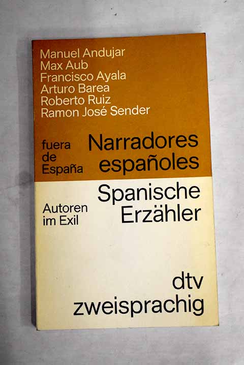 Narradores espanoles Spanische Erzahler / Erna Brandenberger