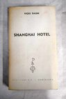 Shangai hotel / Vicki Baum