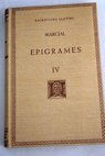 Epigrames volumen IV / M Valeri Marcial