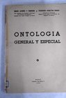 Ontología general y especial / Emilio Latorre y Timoneda