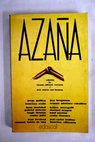 Azaña / Manuel Azaña