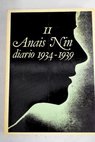 Diario 1934 1939 / Anais Nin