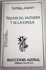 Poemas del destierro y de la espera antología / Rafael Alberti