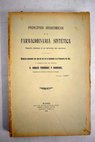Principios bioquímicos de la farmacodinamia sintética / Obdulio Fernandez y Rodriguez