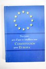 Tratado por el que se establece una constitución para Europa