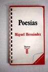 Poesías / Miguel Hernández