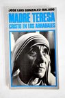 Madre Teresa Cristo en los arrabales / José Luis González Balado