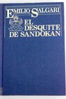 El desquite de Sandokn / Emilio Salgari