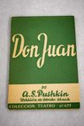 Don Juan drama / Alejandro Pushkin