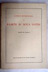 Libro homenaje a Ramn M Roca Sastre