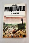 El príncipe / Nicolas Maquiavelo