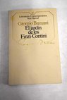 El jardín de los Finzi Contini / Giorgio Bassani
