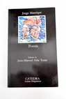 Poesía / Jorge Manrique