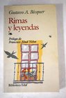 Rimas y leyendas / Gustavo Adolfo Bécquer
