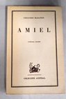 Amiel un estudio sobre la timidez / Gregorio Marañón