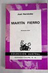 Martn Fierro / Jos Hernndez