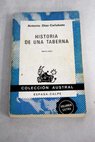 Historia de una taberna / Antonio Díaz Cañabate