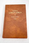 Primeras canciones Suites Otros poemas del libro de Suites / Federico Garca Lorca