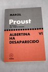 Albertina ha desaparecido / Marcel Proust