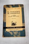El fantasma de Canterville El crimen de Lord Arturo Savile / Oscar Wilde