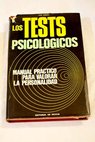 Los tests psicolgicos / Giovanni Vignola
