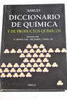 Diccionario de qumica y de productos qumicos