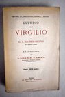 Estudio sobre Virgilio / Charles Augustin Sainte Beuve
