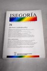 Isegoría revista de filosofía moral y política nº 31