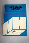 El lobo estepario / Hermann Hesse