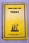Yerma / Federico García Lorca