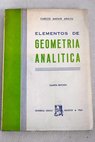 Geometría analítica / Carlos Mataix Aracil