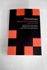 Memorias de ultratumba 3 Libros XXV XXXIII / Francois Ren Chateaubriand