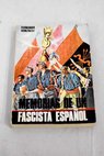 Memorias de un fascista espaol / Fernando Gonzlez Doria