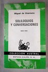 Soliloquios y conversaciones / Miguel de Unamuno